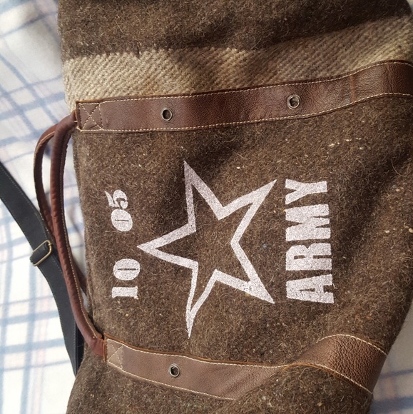 NEW barrel shack army duffle bag "the grant" - Picture 2 of 3